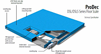 ProDec DSL Series Floor Scale